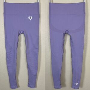 Women's Best Women's Size S Lilac Seamless Leggings Activewear Workout Athletic